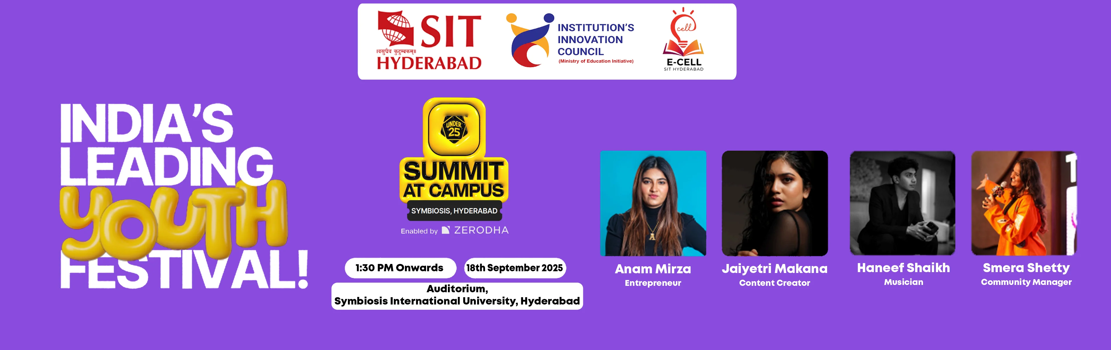 TEDx Speakers Banner